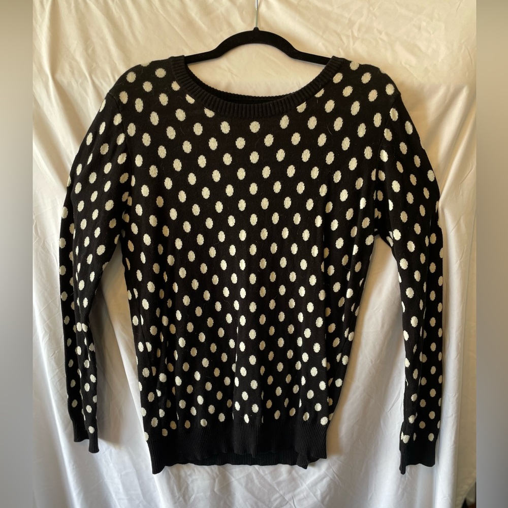 💕41 Hawthorn | Gideon Polkadot Crewneck Sweater